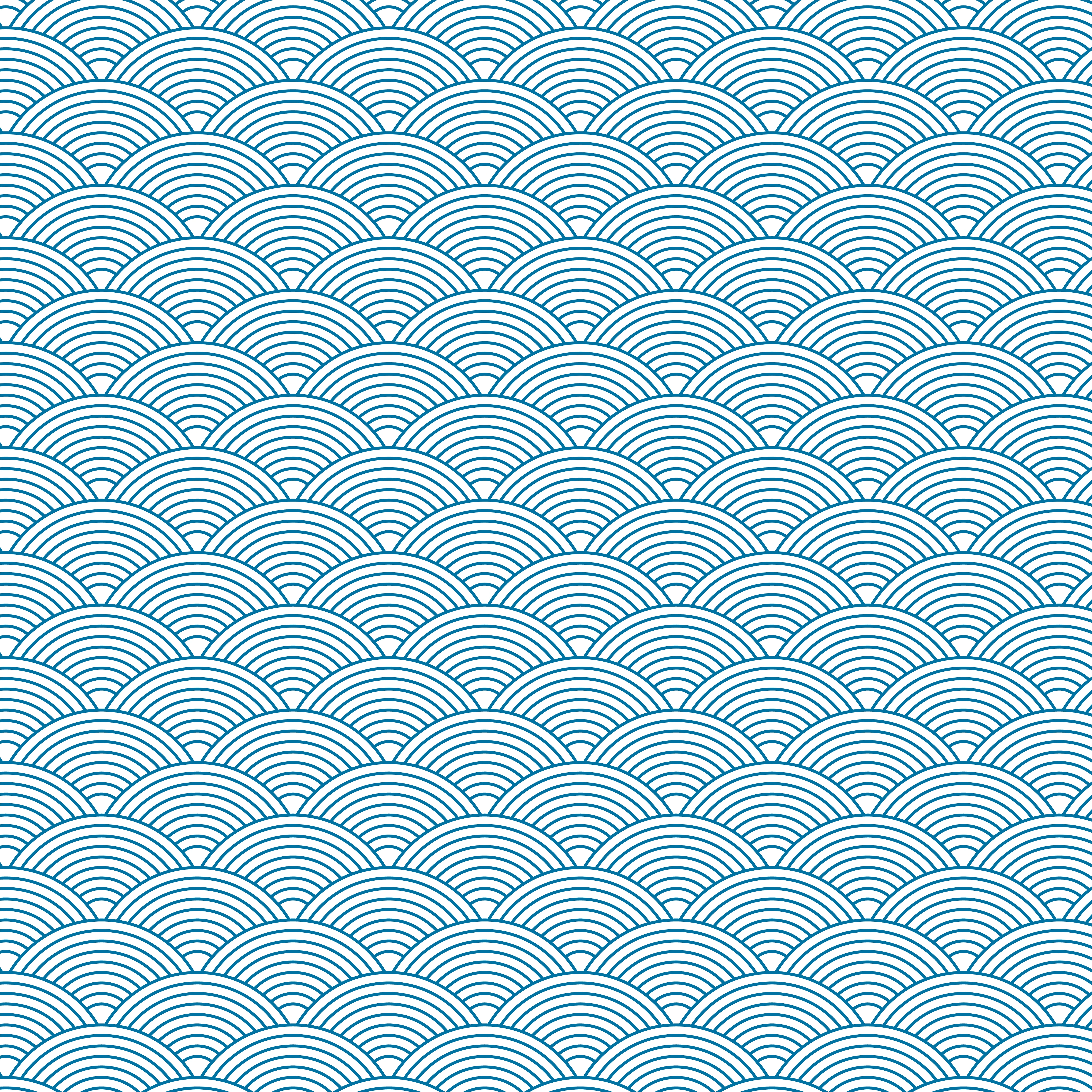 Motif vagues asiatiques
